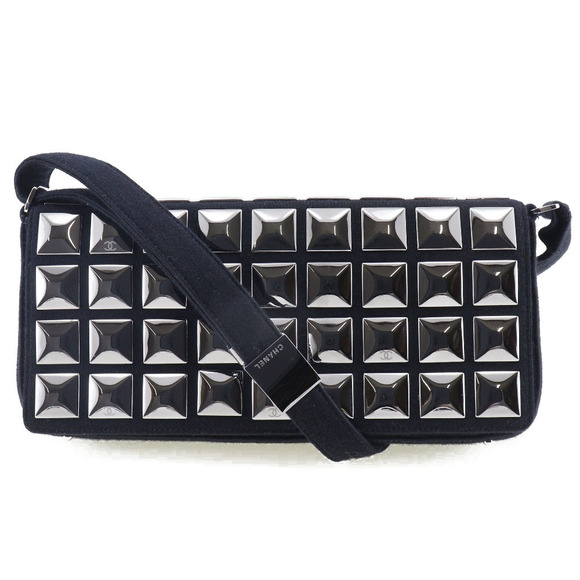 Chanel Black Cube Shoulder Chocolate Shoulder Bag Ice Bag Bar - Picture 2 of 10